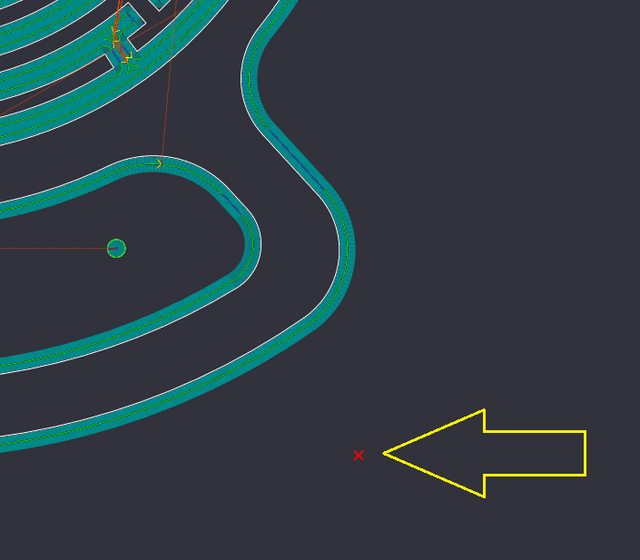 Il nuovo punto di origine della lavorazione