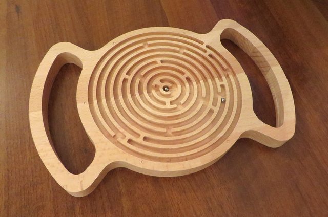 La parte in legno dopo la carteggiatura finale